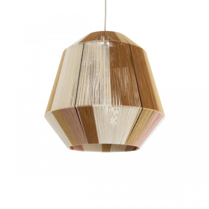 GloboStar® SALERNO 02187 Boho Κρεμαστό Φωτιστικό Πλέγμα Μονόφωτο 1 x E27 IP20 Πολύχρωμο Σχοινί - Μ50 x Π50 x Υ50cm GloboStar® SALERNO 02187 Boho Κρεμαστό Φωτιστικό Πλέγμα Μονόφωτο 1 x E27 IP20 Πολύχρωμο Σχοινί - Μ50 x Π50 x Υ50cm