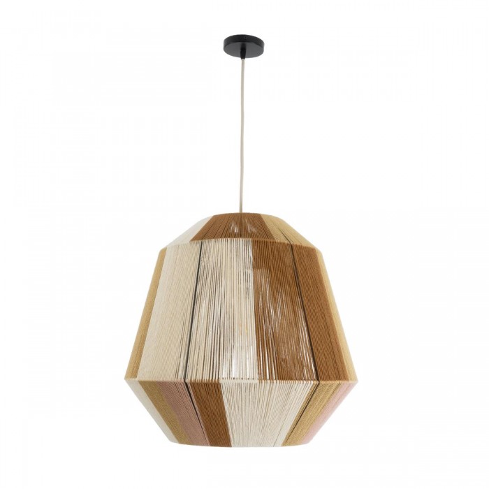 GloboStar® SALERNO 02187 Boho Κρεμαστό Φωτιστικό Πλέγμα Μονόφωτο 1 x E27 IP20 Πολύχρωμο Σχοινί - Μ50 x Π50 x Υ50cm GloboStar® SALERNO 02187 Boho Κρεμαστό Φωτιστικό Πλέγμα Μονόφωτο 1 x E27 IP20 Πολύχρωμο Σχοινί - Μ50 x Π50 x Υ50cm