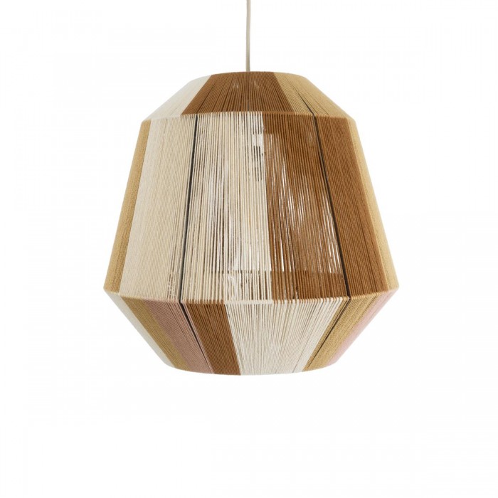 GloboStar® SALERNO 02187 Boho Κρεμαστό Φωτιστικό Πλέγμα Μονόφωτο 1 x E27 IP20 Πολύχρωμο Σχοινί - Μ50 x Π50 x Υ50cm GloboStar® SALERNO 02187 Boho Κρεμαστό Φωτιστικό Πλέγμα Μονόφωτο 1 x E27 IP20 Πολύχρωμο Σχοινί - Μ50 x Π50 x Υ50cm