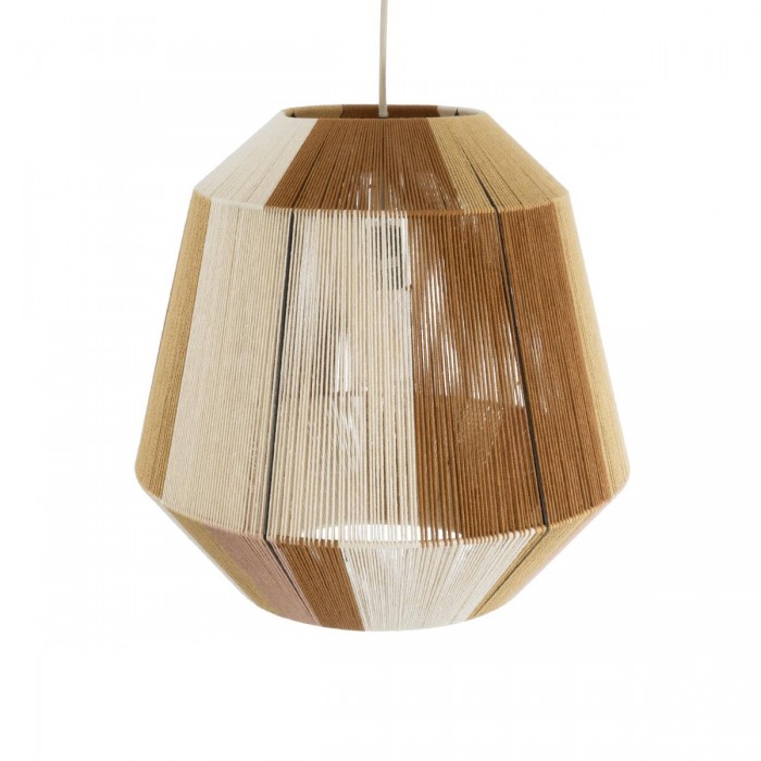 GloboStar® SALERNO 02187 Boho Κρεμαστό Φωτιστικό Πλέγμα Μονόφωτο 1 x E27 IP20 Πολύχρωμο Σχοινί - Μ50 x Π50 x Υ50cm GloboStar® SALERNO 02187 Boho Κρεμαστό Φωτιστικό Πλέγμα Μονόφωτο 1 x E27 IP20 Πολύχρωμο Σχοινί - Μ50 x Π50 x Υ50cm