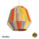 GloboStar® SALERNO 02188 Boho Κρεμαστό Φωτιστικό Πλέγμα Μονόφωτο 1 x E27 IP20 Πολύχρωμο Σχοινί - Μ50 x Π50 x Υ50cm GloboStar® SALERNO 02188 Boho Κρεμαστό Φωτιστικό Πλέγμα Μονόφωτο 1 x E27 IP20 Πολύχρωμο Σχοινί - Μ50 x Π50 x Υ50cm