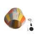 GloboStar® SALERNO 02188 Boho Κρεμαστό Φωτιστικό Πλέγμα Μονόφωτο 1 x E27 IP20 Πολύχρωμο Σχοινί - Μ50 x Π50 x Υ50cm GloboStar® SALERNO 02188 Boho Κρεμαστό Φωτιστικό Πλέγμα Μονόφωτο 1 x E27 IP20 Πολύχρωμο Σχοινί - Μ50 x Π50 x Υ50cm