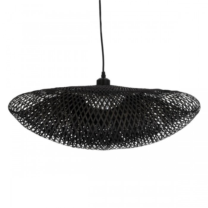 GloboStar® MEXICO 02201 Boho Κρεμαστό Φωτιστικό Οροφής Μονόφωτο 1 x E27 AC220-240V IP20 - Μ65 x Π45 x Υ18cm - Μαύρο Ξύλινο Μπαμπού Πλέγμα GloboStar® MEXICO 02201 Boho Κρεμαστό Φωτιστικό Οροφής Μονόφωτο 1 x E27 AC220-240V IP20 - Μ65 x Π45 x Υ18cm - Μαύρο Ξύλινο Μπαμπού Πλέγμα