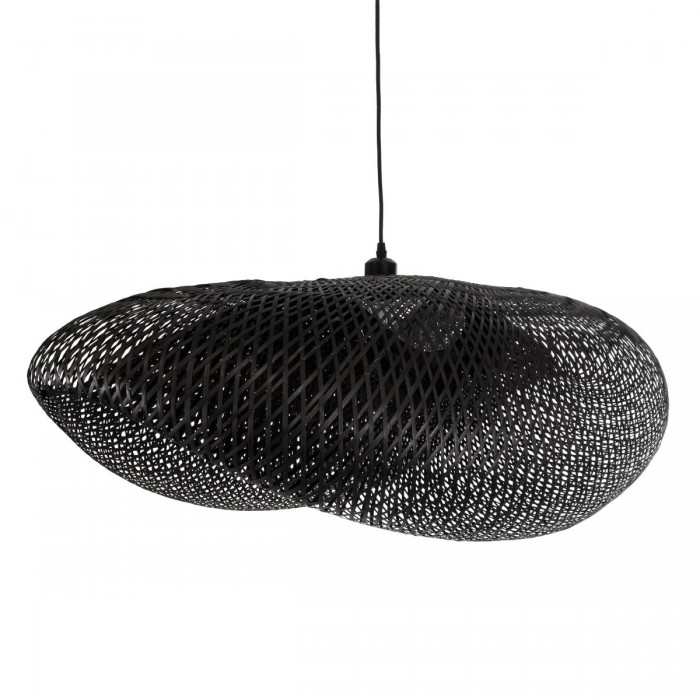 GloboStar® MEXICO 02203 Boho Κρεμαστό Φωτιστικό Οροφής Μονόφωτο 1 x E27 AC220-240V IP20 - Μ100 x Π62 x Υ33cm - Μαύρο Ξύλινο Μπαμπού Πλέγμα GloboStar® MEXICO 02203 Boho Κρεμαστό Φωτιστικό Οροφής Μονόφωτο 1 x E27 AC220-240V IP20 - Μ100 x Π62 x Υ33cm - Μαύρο Ξύλινο Μπαμπού Πλέγμα