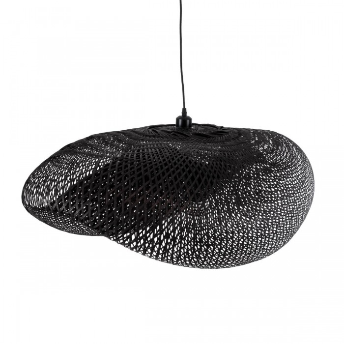 GloboStar® MEXICO 02203 Boho Κρεμαστό Φωτιστικό Οροφής Μονόφωτο 1 x E27 AC220-240V IP20 - Μ100 x Π62 x Υ33cm - Μαύρο Ξύλινο Μπαμπού Πλέγμα GloboStar® MEXICO 02203 Boho Κρεμαστό Φωτιστικό Οροφής Μονόφωτο 1 x E27 AC220-240V IP20 - Μ100 x Π62 x Υ33cm - Μαύρο Ξύλινο Μπαμπού Πλέγμα