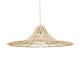 GloboStar® PALERMO 02208 Boho Κρεμαστό Φωτιστικό Οροφής Μονόφωτο 1 x E27 AC220-240V IP20 - Φ60 x Υ20cm - Μπεζ Ξύλινο Μπαμπού Πλέγμα GloboStar® PALERMO 02208 Boho Κρεμαστό Φωτιστικό Οροφής Μονόφωτο 1 x E27 AC220-240V IP20 - Φ60 x Υ20cm - Μπεζ Ξύλινο Μπαμπού Πλέγμα