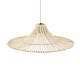 GloboStar® PALERMO 02208 Boho Κρεμαστό Φωτιστικό Οροφής Μονόφωτο 1 x E27 AC220-240V IP20 - Φ60 x Υ20cm - Μπεζ Ξύλινο Μπαμπού Πλέγμα GloboStar® PALERMO 02208 Boho Κρεμαστό Φωτιστικό Οροφής Μονόφωτο 1 x E27 AC220-240V IP20 - Φ60 x Υ20cm - Μπεζ Ξύλινο Μπαμπού Πλέγμα