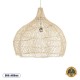 GloboStar® ADEJE 02210 Boho Κρεμαστό Φωτιστικό Πλέγμα Μονόφωτο 1 x E27 IP20 Μπεζ Ξύλο - Μ60 x Π60 x Υ60cm GloboStar® ADEJE 02210 Boho Κρεμαστό Φωτιστικό Πλέγμα Μονόφωτο 1 x E27 IP20 Μπεζ Ξύλο - Μ60 x Π60 x Υ60cm