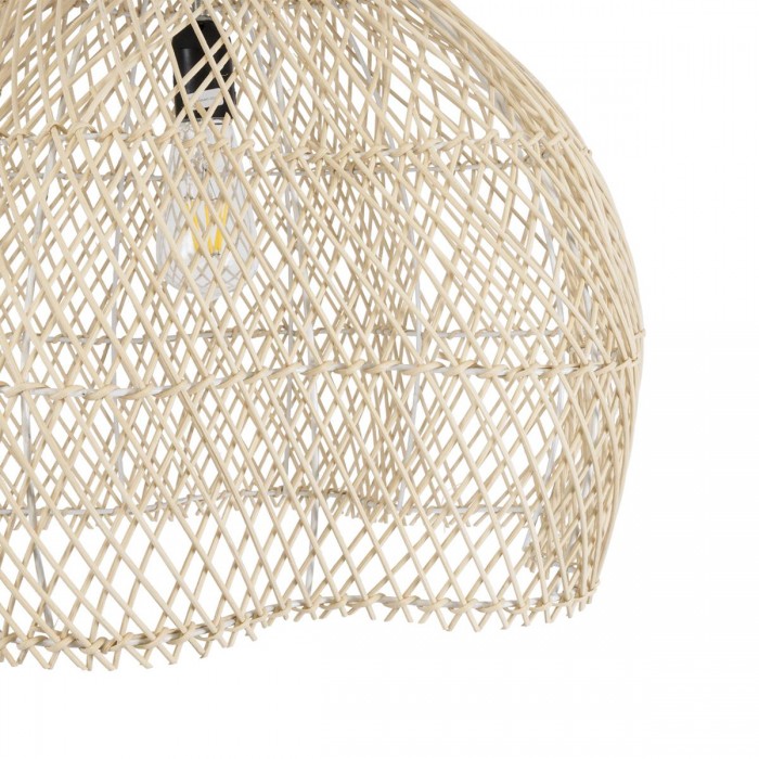 GloboStar® ADEJE 02210 Boho Κρεμαστό Φωτιστικό Πλέγμα Μονόφωτο 1 x E27 IP20 Μπεζ Ξύλο - Μ60 x Π60 x Υ60cm GloboStar® ADEJE 02210 Boho Κρεμαστό Φωτιστικό Πλέγμα Μονόφωτο 1 x E27 IP20 Μπεζ Ξύλο - Μ60 x Π60 x Υ60cm