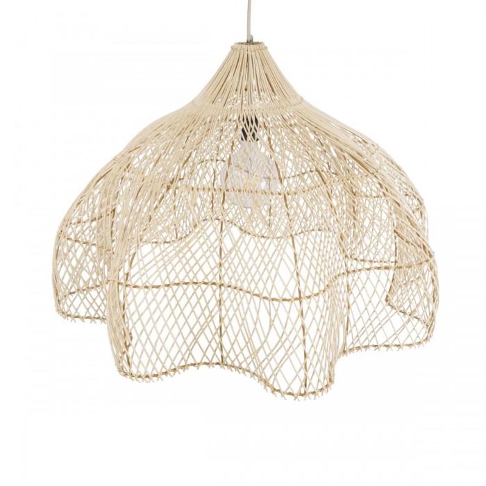 GloboStar® ADEJE 02211 Boho Κρεμαστό Φωτιστικό Πλέγμα Μονόφωτο 1 x E27 IP20 Μπεζ Ξύλο - Μ80 x Π80 x Υ55cm GloboStar® ADEJE 02211 Boho Κρεμαστό Φωτιστικό Πλέγμα Μονόφωτο 1 x E27 IP20 Μπεζ Ξύλο - Μ80 x Π80 x Υ55cm