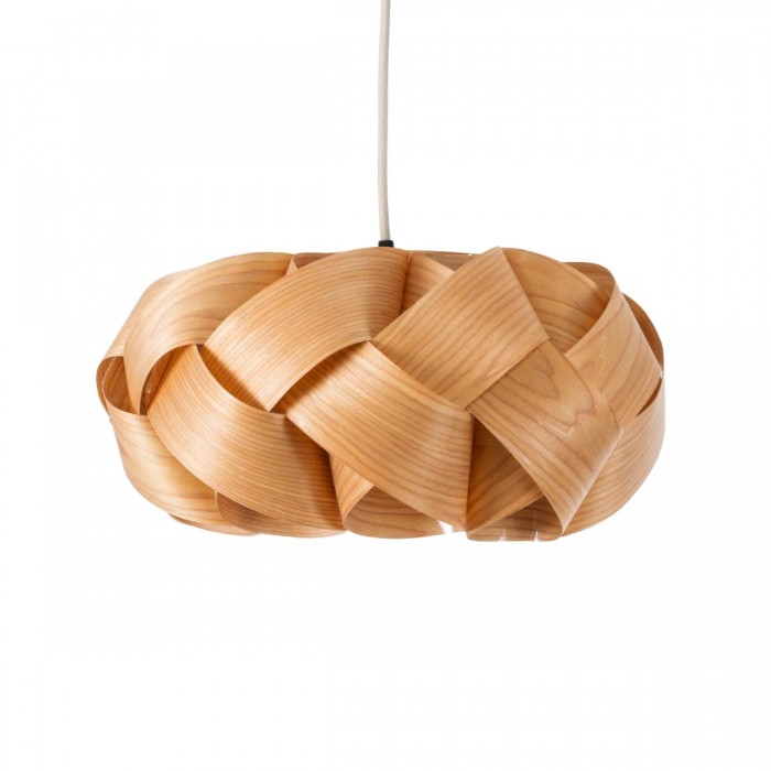 GloboStar® SARDIGNA 02217 Boho Κρεμαστό Φωτιστικό Οροφής Μονόφωτο 1 x E27 AC220-240V IP20 - Φ40 x Υ20cm - Καφέ Λεπτό Φύλλο Ξύλου Πλέγμα GloboStar® SARDIGNA 02217 Boho Κρεμαστό Φωτιστικό Οροφής Μονόφωτο 1 x E27 AC220-240V IP20 - Φ40 x Υ20cm - Καφέ Λεπτό Φύλλο Ξύλου Πλέγμα