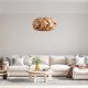 GloboStar® SARDIGNA 02218 Boho Κρεμαστό Φωτιστικό Οροφής Μονόφωτο 1 x E27 AC220-240V IP20 - Φ60 x Υ30cm - Καφέ Λεπτό Φύλλο Ξύλου Πλέγμα GloboStar® SARDIGNA 02218 Boho Κρεμαστό Φωτιστικό Οροφής Μονόφωτο 1 x E27 AC220-240V IP20 - Φ60 x Υ30cm - Καφέ Λεπτό Φύλλο Ξύλου Πλέγμα