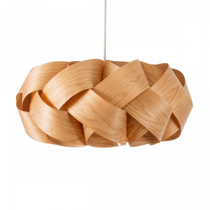GloboStar® SARDIGNA 02218 Boho Κρεμαστό Φωτιστικό Οροφής Μονόφωτο 1 x E27 AC220-240V IP20 - Φ60 x Υ30cm - Καφέ Λεπτό Φύλλο Ξύλου Πλέγμα GloboStar® SARDIGNA 02218 Boho Κρεμαστό Φωτιστικό Οροφής Μονόφωτο 1 x E27 AC220-240V IP20 - Φ60 x Υ30cm - Καφέ Λεπτό Φύλλο Ξύλου Πλέγμα