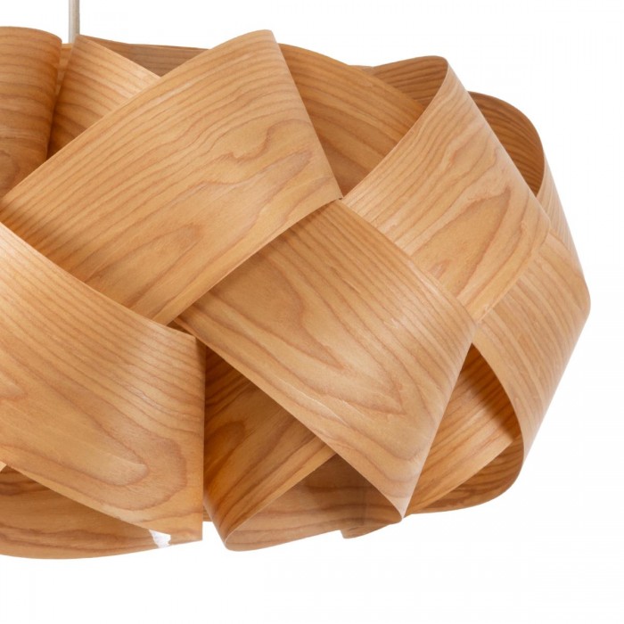 GloboStar® SARDIGNA 02218 Boho Κρεμαστό Φωτιστικό Οροφής Μονόφωτο 1 x E27 AC220-240V IP20 - Φ60 x Υ30cm - Καφέ Λεπτό Φύλλο Ξύλου Πλέγμα GloboStar® SARDIGNA 02218 Boho Κρεμαστό Φωτιστικό Οροφής Μονόφωτο 1 x E27 AC220-240V IP20 - Φ60 x Υ30cm - Καφέ Λεπτό Φύλλο Ξύλου Πλέγμα