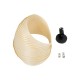 GloboStar® SALREL 02224 Boho Φωτιστικό Τοίχου - Απλίκα Μονόφωτο 1 x E27 AC 220-240V IP20 - Μ30 x Π22 x Υ38cm - Μπεζ Λεπτό Φύλλο Ξύλου Πλέγμα GloboStar® SALREL 02224 Boho Φωτιστικό Τοίχου - Απλίκα Μονόφωτο 1 x E27 AC 220-240V IP20 - Μ30 x Π22 x Υ38cm - Μπεζ Λεπτό Φύλλο Ξύλου Πλέγμα