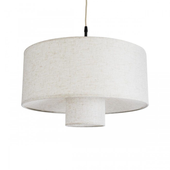 GloboStar® MARIGOLD 02226 Boho Κρεμαστό Φωτιστικό Οροφής Μονόφωτο 1 x E27 AC220-240V IP20 - Φ48 x Υ27cm - Λευκό Ύφασμα Καμπάνα GloboStar® MARIGOLD 02226 Boho Κρεμαστό Φωτιστικό Οροφής Μονόφωτο 1 x E27 AC220-240V IP20 - Φ48 x Υ27cm - Λευκό Ύφασμα Καμπάνα