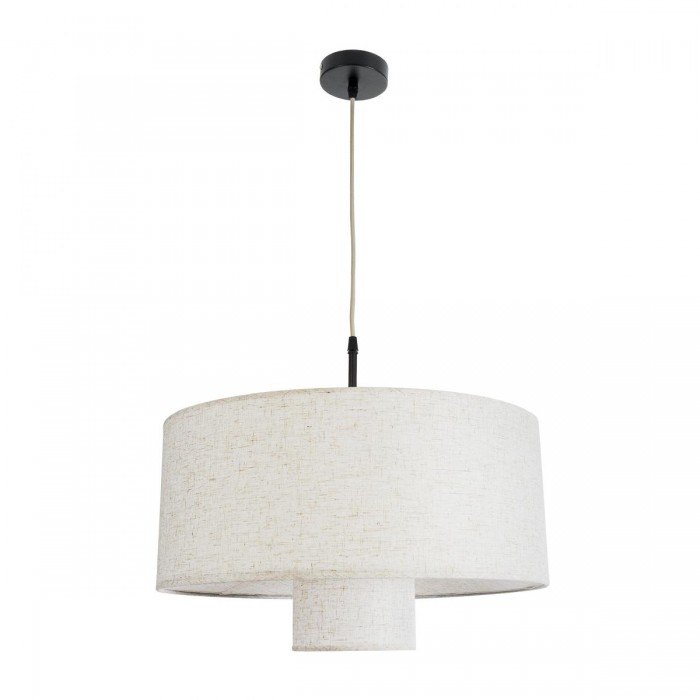 GloboStar® MARIGOLD 02226 Boho Κρεμαστό Φωτιστικό Οροφής Μονόφωτο 1 x E27 AC220-240V IP20 - Φ48 x Υ27cm - Λευκό Ύφασμα Καμπάνα GloboStar® MARIGOLD 02226 Boho Κρεμαστό Φωτιστικό Οροφής Μονόφωτο 1 x E27 AC220-240V IP20 - Φ48 x Υ27cm - Λευκό Ύφασμα Καμπάνα