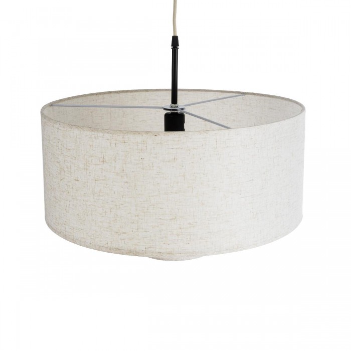 GloboStar® MARIGOLD 02226 Boho Κρεμαστό Φωτιστικό Οροφής Μονόφωτο 1 x E27 AC220-240V IP20 - Φ48 x Υ27cm - Λευκό Ύφασμα Καμπάνα GloboStar® MARIGOLD 02226 Boho Κρεμαστό Φωτιστικό Οροφής Μονόφωτο 1 x E27 AC220-240V IP20 - Φ48 x Υ27cm - Λευκό Ύφασμα Καμπάνα