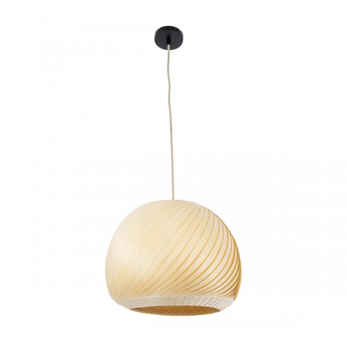 GloboStar® KAILANI 02242 Boho Κρεμαστό Φωτιστικό Οροφής Μονόφωτο 1 x E27 AC220-240V IP20 - Φ40 x Υ30cm - Μπεζ Λεπτό Φύλλο Ξύλου Καμπάνα GloboStar® KAILANI 02242 Boho Κρεμαστό Φωτιστικό Οροφής Μονόφωτο 1 x E27 AC220-240V IP20 - Φ40 x Υ30cm - Μπεζ Λεπτό Φύλλο Ξύλου Καμπάνα