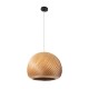 GloboStar® KAILANI 02243 Boho Κρεμαστό Φωτιστικό Οροφής Μονόφωτο 1 x E27 AC220-240V IP20 - Φ40 x Υ30cm - Καφέ Λεπτό Φύλλο Ξύλου Καμπάνα GloboStar® KAILANI 02243 Boho Κρεμαστό Φωτιστικό Οροφής Μονόφωτο 1 x E27 AC220-240V IP20 - Φ40 x Υ30cm - Καφέ Λεπτό Φύλλο Ξύλου Καμπάνα