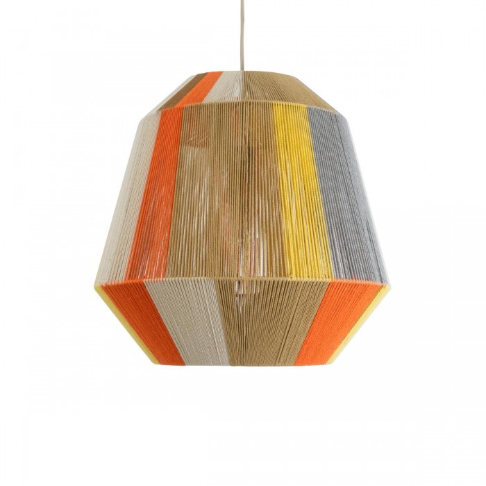GloboStar® SALERNO 02289 Boho Κρεμαστό Φωτιστικό Πλέγμα Μονόφωτο 1 x E27 IP20 Πολύχρωμο Σχοινί - Μ50 x Π50 x Υ50cm GloboStar® SALERNO 02289 Boho Κρεμαστό Φωτιστικό Πλέγμα Μονόφωτο 1 x E27 IP20 Πολύχρωμο Σχοινί - Μ50 x Π50 x Υ50cm