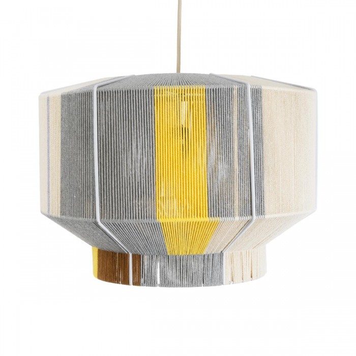 GloboStar® SALERNO 02290 Boho Κρεμαστό Φωτιστικό Πλέγμα Μονόφωτο 1 x E27 IP20 Πολύχρωμο Σχοινί - Μ50 x Π50 x Υ35cm GloboStar® SALERNO 02290 Boho Κρεμαστό Φωτιστικό Πλέγμα Μονόφωτο 1 x E27 IP20 Πολύχρωμο Σχοινί - Μ50 x Π50 x Υ35cm