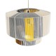 GloboStar® SALERNO 02290 Boho Κρεμαστό Φωτιστικό Πλέγμα Μονόφωτο 1 x E27 IP20 Πολύχρωμο Σχοινί - Μ50 x Π50 x Υ35cm GloboStar® SALERNO 02290 Boho Κρεμαστό Φωτιστικό Πλέγμα Μονόφωτο 1 x E27 IP20 Πολύχρωμο Σχοινί - Μ50 x Π50 x Υ35cm