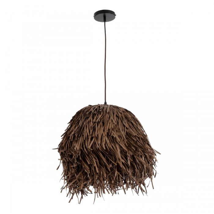 GloboStar® GUADELOUPE 02293 Boho Κρεμαστό Φωτιστικό Πλέγμα Μονόφωτο 1 x E27 IP20 Καφέ Ράφια - Μ50 x Π50 x Υ40cm GloboStar® GUADELOUPE 02293 Boho Κρεμαστό Φωτιστικό Πλέγμα Μονόφωτο 1 x E27 IP20 Καφέ Ράφια - Μ50 x Π50 x Υ40cm