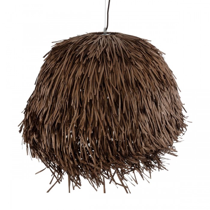 GloboStar® GUADELOUPE 02294 Boho Κρεμαστό Φωτιστικό Πλέγμα Μονόφωτο 1 x E27 IP20 Καφέ Ράφια - Μ80 x Π80 x Υ60cm GloboStar® GUADELOUPE 02294 Boho Κρεμαστό Φωτιστικό Πλέγμα Μονόφωτο 1 x E27 IP20 Καφέ Ράφια - Μ80 x Π80 x Υ60cm