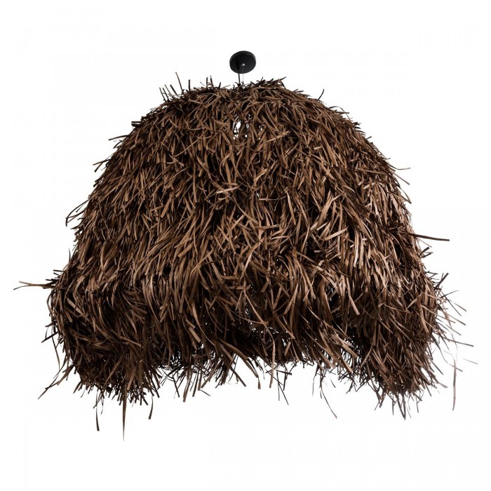 GloboStar® GUADELOUPE 02295 Boho Κρεμαστό Φωτιστικό Καμπάνα Μονόφωτο 1 x E27 IP20 Καφέ Ράφια - Μ120 x Π120 x Υ100cm GloboStar® GUADELOUPE 02295 Boho Κρεμαστό Φωτιστικό Καμπάνα Μονόφωτο 1 x E27 IP20 Καφέ Ράφια - Μ120 x Π120 x Υ100cm