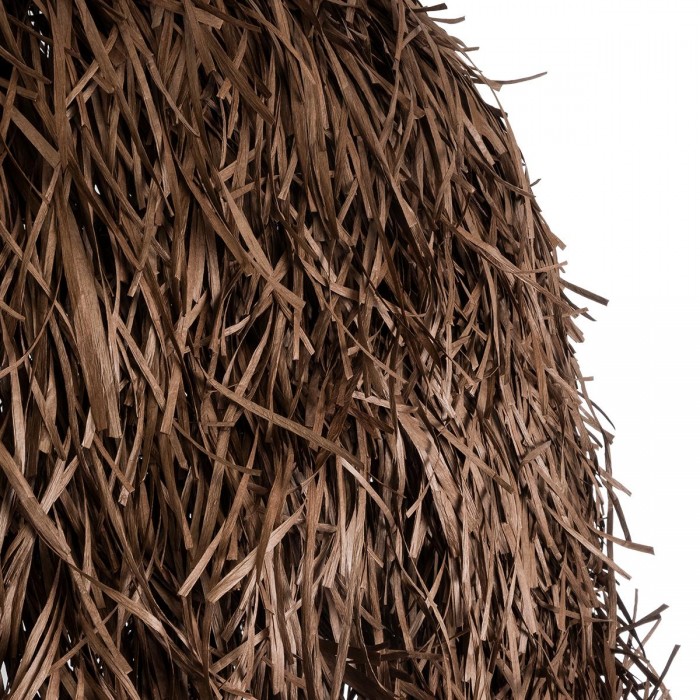 GloboStar® GUADELOUPE 02295 Boho Κρεμαστό Φωτιστικό Καμπάνα Μονόφωτο 1 x E27 IP20 Καφέ Ράφια - Μ120 x Π120 x Υ100cm GloboStar® GUADELOUPE 02295 Boho Κρεμαστό Φωτιστικό Καμπάνα Μονόφωτο 1 x E27 IP20 Καφέ Ράφια - Μ120 x Π120 x Υ100cm