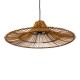 GloboStar® PALERMO 02310 Boho Κρεμαστό Φωτιστικό Οροφής Μονόφωτο 1 x E27 AC220-240V IP20 - Φ60 x Υ18cm - Μπεζ Καφέ Ξύλινο Μπαμπού Πλέγμα GloboStar® PALERMO 02310 Boho Κρεμαστό Φωτιστικό Οροφής Μονόφωτο 1 x E27 AC220-240V IP20 - Φ60 x Υ18cm - Μπεζ Καφέ Ξύλινο Μπαμπού Πλέγμα