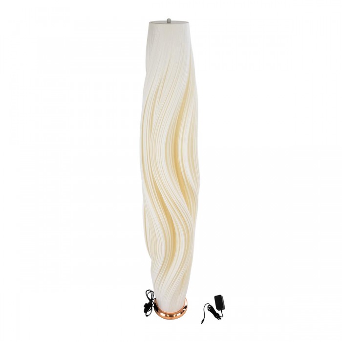 GLOBOSTAR® CERULEAN 02312 Μοντέρνο Επιδαπέδιο Φωτιστικό με Ντουί 1 x E27 AC 220-240V IP20 - Μπεζ & Λευκό - Μ30 x Π30 x Υ155cm GLOBOSTAR® CERULEAN 02312 Μοντέρνο Επιδαπέδιο Φωτιστικό με Ντουί 1 x E27 AC 220-240V IP20 - Μπεζ & Λευκό - Μ30 x Π30 x Υ155cm