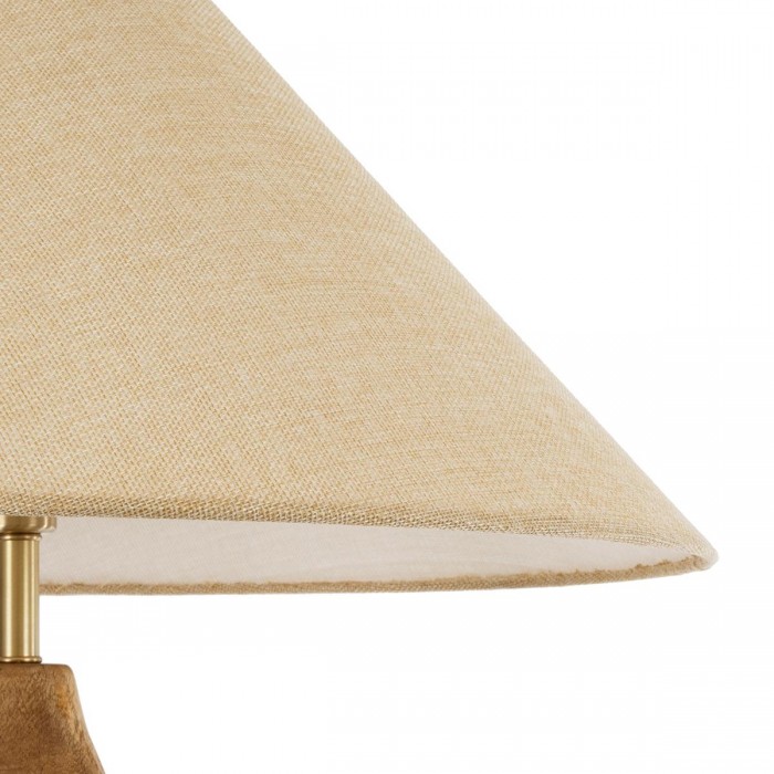 GloboStar® LAFRONTERA 02314 Μοντέρνο Επιδαπέδιο Φωτιστικό Μονόφωτο 1 x E27 AC220-240V IP20 - Φ55 x Υ140cm - Μπεζ Ξύλινο Καμπάνα