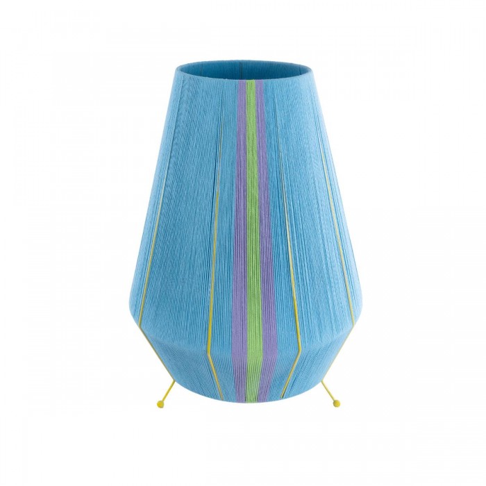 GloboStar® SALERNO 02333 Boho Επιδαπέδιο Φωτιστικό Μονόφωτο 1 x E27 IP20 Πολύχρωμο Βαμβακερό Νήμα - Μ50 x Π50 x Υ70cm GloboStar® SALERNO 02333 Boho Επιδαπέδιο Φωτιστικό Μονόφωτο 1 x E27 IP20 Πολύχρωμο Βαμβακερό Νήμα - Μ50 x Π50 x Υ70cm