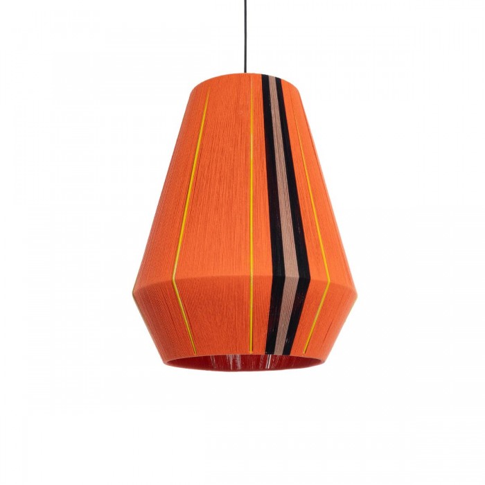 GloboStar® SALERNO 02337 Boho Κρεμαστό Φωτιστικό Πλέγμα Μονόφωτο 1 x E27 IP20 Πολύχρωμο Σχοινί - Μ50 x Π50 x Υ60cm GloboStar® SALERNO 02337 Boho Κρεμαστό Φωτιστικό Πλέγμα Μονόφωτο 1 x E27 IP20 Πολύχρωμο Σχοινί - Μ50 x Π50 x Υ60cm