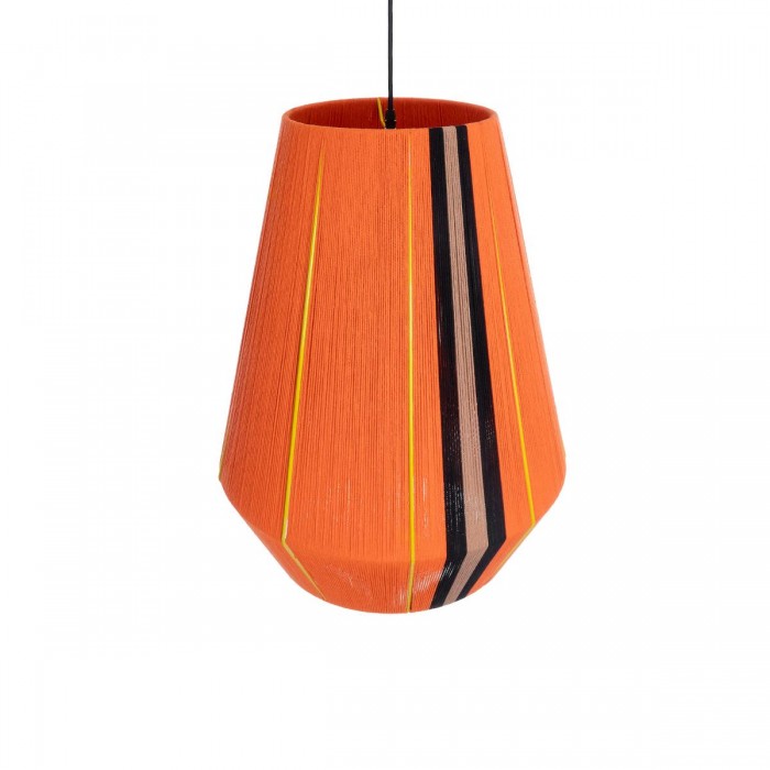 GloboStar® SALERNO 02337 Boho Κρεμαστό Φωτιστικό Πλέγμα Μονόφωτο 1 x E27 IP20 Πολύχρωμο Σχοινί - Μ50 x Π50 x Υ60cm GloboStar® SALERNO 02337 Boho Κρεμαστό Φωτιστικό Πλέγμα Μονόφωτο 1 x E27 IP20 Πολύχρωμο Σχοινί - Μ50 x Π50 x Υ60cm