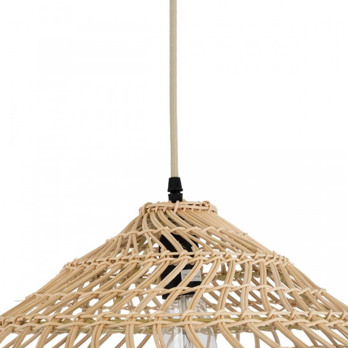 GloboStar® KAIA 02346 Boho Κρεμαστό Φωτιστικό Καμπάνα Μονόφωτο 1 x E27 IP20 Μπεζ Ξύλο - Μ60 x Π60 x Υ20cm GloboStar® KAIA 02346 Boho Κρεμαστό Φωτιστικό Καμπάνα Μονόφωτο 1 x E27 IP20 Μπεζ Ξύλο - Μ60 x Π60 x Υ20cm