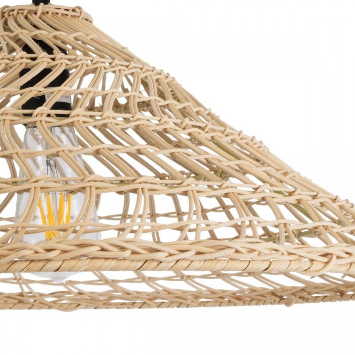 GloboStar® KAIA 02346 Boho Κρεμαστό Φωτιστικό Καμπάνα Μονόφωτο 1 x E27 IP20 Μπεζ Ξύλο - Μ60 x Π60 x Υ20cm GloboStar® KAIA 02346 Boho Κρεμαστό Φωτιστικό Καμπάνα Μονόφωτο 1 x E27 IP20 Μπεζ Ξύλο - Μ60 x Π60 x Υ20cm