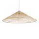 GloboStar® KAIA 02347 Boho Κρεμαστό Φωτιστικό Καμπάνα Μονόφωτο 1 x E27 IP20 Μπεζ Ξύλο - Μ80 x Π80 x Υ26cm GloboStar® KAIA 02347 Boho Κρεμαστό Φωτιστικό Καμπάνα Μονόφωτο 1 x E27 IP20 Μπεζ Ξύλο - Μ80 x Π80 x Υ26cm