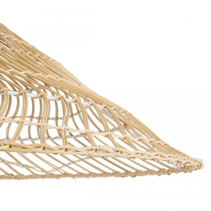 GloboStar® KAIA 02347 Boho Κρεμαστό Φωτιστικό Καμπάνα Μονόφωτο 1 x E27 IP20 Μπεζ Ξύλο - Μ80 x Π80 x Υ26cm GloboStar® KAIA 02347 Boho Κρεμαστό Φωτιστικό Καμπάνα Μονόφωτο 1 x E27 IP20 Μπεζ Ξύλο - Μ80 x Π80 x Υ26cm