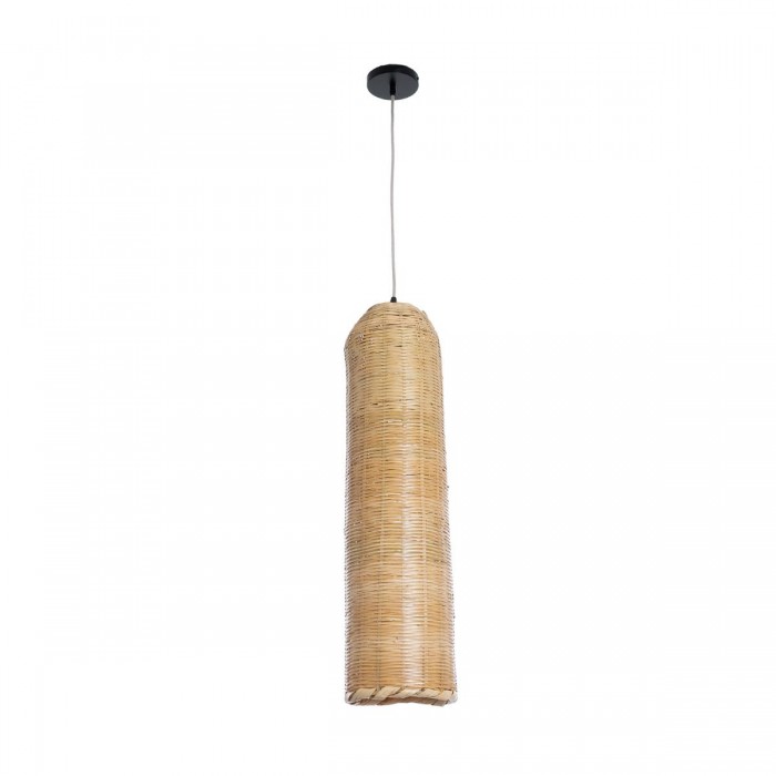 GloboStar® WAIKIKI 02349 Boho Κρεμαστό Φωτιστικό Οροφής Μονόφωτο 1 x E27 AC220-240V IP20 - Φ20 x Υ80cm - Μπεζ Ξύλινο Μπαμπού Καμπάνα GloboStar® WAIKIKI 02349 Boho Κρεμαστό Φωτιστικό Οροφής Μονόφωτο 1 x E27 AC220-240V IP20 - Φ20 x Υ80cm - Μπεζ Ξύλινο Μπαμπού Καμπάνα