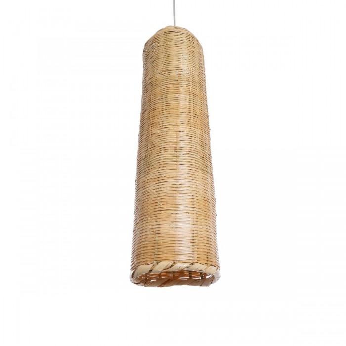 GloboStar® WAIKIKI 02349 Boho Κρεμαστό Φωτιστικό Οροφής Μονόφωτο 1 x E27 AC220-240V IP20 - Φ20 x Υ80cm - Μπεζ Ξύλινο Μπαμπού Καμπάνα GloboStar® WAIKIKI 02349 Boho Κρεμαστό Φωτιστικό Οροφής Μονόφωτο 1 x E27 AC220-240V IP20 - Φ20 x Υ80cm - Μπεζ Ξύλινο Μπαμπού Καμπάνα