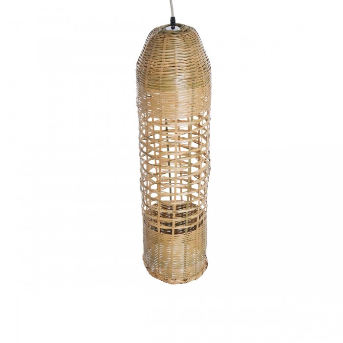 GloboStar® WAIKIKI 02350 Boho Κρεμαστό Φωτιστικό Πλέγμα Μονόφωτο 1 x E27 IP20 Μπεζ Ξύλο - Μ20 x Π20 x Υ80cm GloboStar® WAIKIKI 02350 Boho Κρεμαστό Φωτιστικό Πλέγμα Μονόφωτο 1 x E27 IP20 Μπεζ Ξύλο - Μ20 x Π20 x Υ80cm