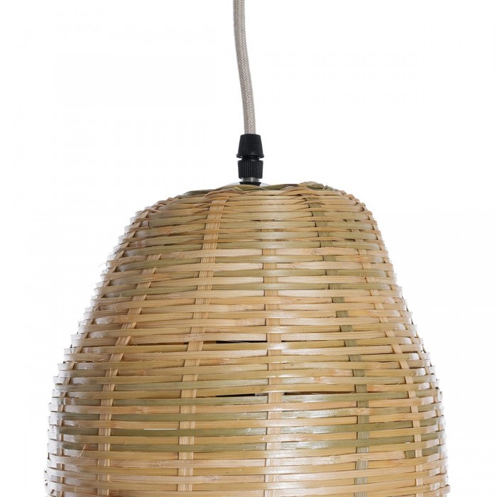 GloboStar® WAIKIKI 02350 Boho Κρεμαστό Φωτιστικό Πλέγμα Μονόφωτο 1 x E27 IP20 Μπεζ Ξύλο - Μ20 x Π20 x Υ80cm GloboStar® WAIKIKI 02350 Boho Κρεμαστό Φωτιστικό Πλέγμα Μονόφωτο 1 x E27 IP20 Μπεζ Ξύλο - Μ20 x Π20 x Υ80cm