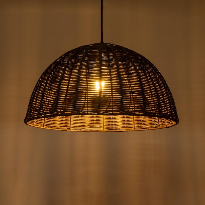 GloboStar® MONTANA 02381 Boho Κρεμαστό Φωτιστικό Καμπάνα Μονόφωτο 1 x E27 IP20 Καφέ Ξύλο - Μ50 x Π50 x Υ25cm GloboStar® MONTANA 02381 Boho Κρεμαστό Φωτιστικό Καμπάνα Μονόφωτο 1 x E27 IP20 Καφέ Ξύλο - Μ50 x Π50 x Υ25cm