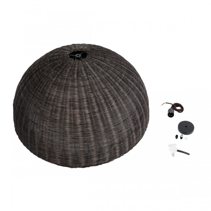 GloboStar® MONTANA 02382 Boho Κρεμαστό Φωτιστικό Καμπάνα Μονόφωτο 1 x E27 IP20 Καφέ Ξύλο - Μ80 x Π80 x Υ40cm GloboStar® MONTANA 02382 Boho Κρεμαστό Φωτιστικό Καμπάνα Μονόφωτο 1 x E27 IP20 Καφέ Ξύλο - Μ80 x Π80 x Υ40cm