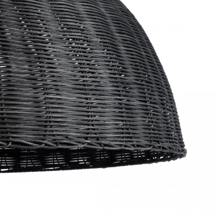 GloboStar® MONTANA 02384 Boho Κρεμαστό Φωτιστικό Οροφής Μονόφωτο 1 x E27 AC220-240V IP20 - Φ80 x Υ40cm - Μαύρο Μπαμπού Πλέγμα Καμπάνα GloboStar® MONTANA 02384 Boho Κρεμαστό Φωτιστικό Οροφής Μονόφωτο 1 x E27 AC220-240V IP20 - Φ80 x Υ40cm - Μαύρο Μπαμπού Πλέγμα Καμπάνα