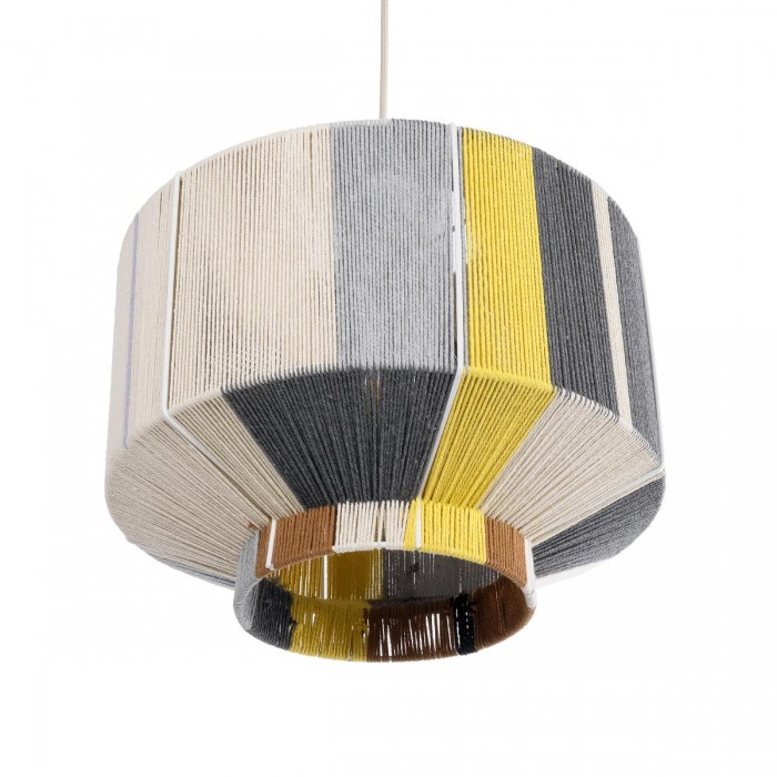 GLOBOSTAR® SALERNO 02388 Boho Κρεμαστό Φωτιστικό Οροφής με Ντουί 1 x E27 AC 220-240V IP20 - Πολύχρωμο - Μ40 x Π40 x Υ35cm GLOBOSTAR® SALERNO 02388 Boho Κρεμαστό Φωτιστικό Οροφής με Ντουί 1 x E27 AC 220-240V IP20 - Πολύχρωμο - Μ40 x Π40 x Υ35cm