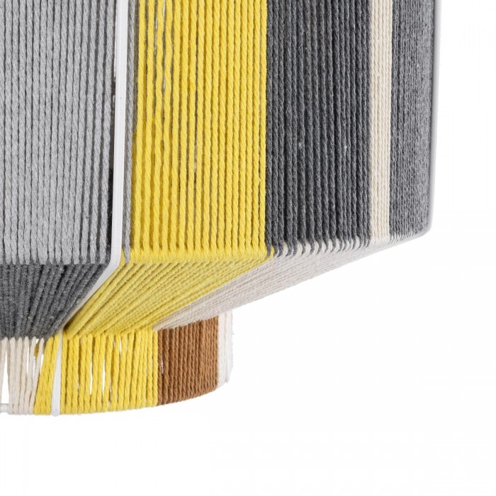 GLOBOSTAR® SALERNO 02388 Boho Κρεμαστό Φωτιστικό Οροφής με Ντουί 1 x E27 AC 220-240V IP20 - Πολύχρωμο - Μ40 x Π40 x Υ35cm GLOBOSTAR® SALERNO 02388 Boho Κρεμαστό Φωτιστικό Οροφής με Ντουί 1 x E27 AC 220-240V IP20 - Πολύχρωμο - Μ40 x Π40 x Υ35cm